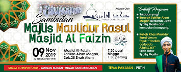 Masjid al mawaddah, kompleks islam jubli perak sultan ismail petra. Perarakan Maulidur Rasul Di Masjid Al Fahizin Miza Talib