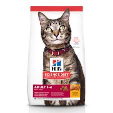 In plenty of cases, cat food includes fiber to help with digestive functions and benefit the stool quality of cats who might otherwise have digestive upset. Hill S Science Diet Adult Chicken Recipe Dry Cat Food 16 Lbs Bag Petco