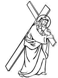 Let your children's imaginations run wild with these best easter coloring pages for kids. Jesus On The Cross Coloring Page Coloring Home