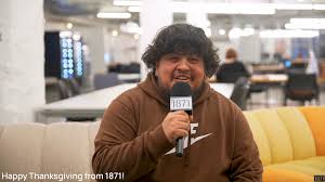 This afternoon Howard Tullman unveiled our Chicago K9s for Cops  contribution--say hello to Robo! Robo was painted by artist Ellen Lustig.  We're proud to participate in this public art campaign with the