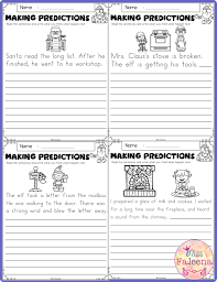 December Making Predictions Contains With Total Of 30 Pages Of Making Prediction Worksheets This Product Is Suitable For First Through Third Grade Students Th