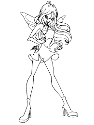 Winx Bloom Coloring Pages Disegni Disegni Da Colorare Libri Da Colorare