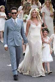 The 50 Most Iconic Wedding Gowns In History Galliano Wedding Dress Celebrity Wedding Dresses Celebrity Bride