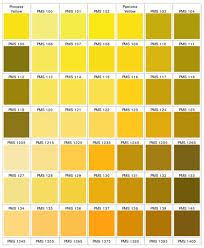 Sebagai contoh, warna gold, silver ataupun warna lain yang tidak boleh berubah sedikitpun, seperti warna logo misalnya. The Color Yellow A Wide Range Of Shades Pantone Color Chart Color Palette Yellow Pms Color Chart