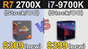 Find out which is better and their overall performance in the cpu ranking. Ryzen 7 2700x Vs I7 9700k Stock And Overclock New Games Benchmarks Youtube