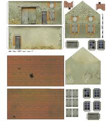 La Ferme Abandonnee H O Decoupages Faciles Maisons En Papier Modeles En Papier Maquette En Carton