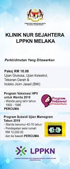 Perubahan waktu operasi penawar klinik. Dapatkan Perkhidmatan Lppkn Di Klinik Lppkn Melaka Facebook