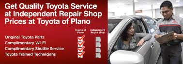 Toyota of plano, certified toyota service center located at 1001 preston road plano, il 75093 providing all car repair, maintenance and services at huge discounts. Toyota Service Specials Near Dallas Tx Serving Lewisville Mckinney