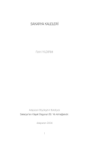 Https Sakarya Bel Tr Uploads Files Sakaryakaleleri Pdf