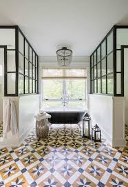 Advertisement work across the vinyl flooring in large swaths of one color and sponge on a lighter or darker shade of the paint color around the edges of each square. Can You Paint Vinyl Flooring In A Bathroom Decor Snob