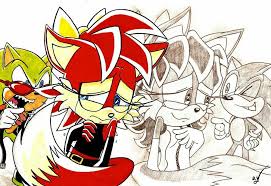 Scourge Yell At Fiona Fox And Sonic Smile At Fiona Fox Sonic Sonic Heroes Sonic Art