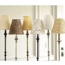 Our box pleat lamp shade is handmade of white linen blend gathered in classic english box pleats for a crisply tailored look. Couture Buffet Lamp Shade Ballard Designs Buffet Lamps Lamp Shade Living Room Decor Blue And Brown