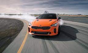 2020 Kia Stinger Gts Is An Orange Special Edition With A Drift Mode Up Its Sleeve Kia Stinger Kia Motors Kia