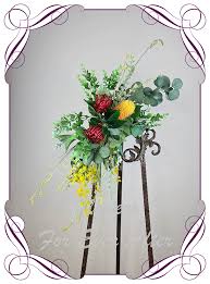 A stylish wedding blog with wedding inspiration, wedding ideas, and vendor deals for the modern bride. Kimberley Sign Or Arbor Tieback Decoration Artificial Bridal Bouquets Silk Wedding Flower Packages Flowers For Ever After