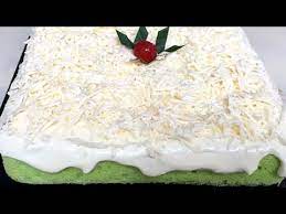 Sebenarnya dah lama tak buat kek ni, kek ni lah pelajaran pertama saya. Pandan Snowy Cheese Cake Recipe Youtube