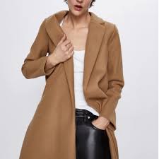 Shop for camel color pea coat women's jackets & coats at pricegrabber. Zara Basic Coat In Mid Camel Shopee Philippines