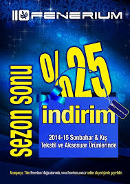Fenerium Dan 25 Indirim Beylikduzumigros Avm De Kartu Tekstil