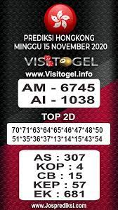 Prediksi Hongkong Minggu 15 November 2020 20 Oktober Oktober Minggu