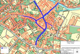 Street Map Of Frome Road Closures - Friday December 1St - Frome Town Council