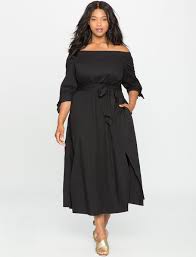 Studio Off The Shoulder Poplin Dress Women S Plus Size Dresses Curvy Dress Plus Size Dresses Skater Dress Outfit