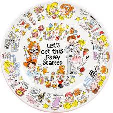 Want Diepe Schaal Jubileum Party Blond Amsterdam Blond Diepe Schaal