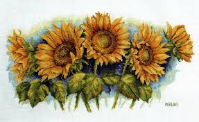 Buy sunflower cross stitch kit and get the best deals at the lowest prices on ebay! Bright Sunflowers Cross Stitch Kit By Merejka