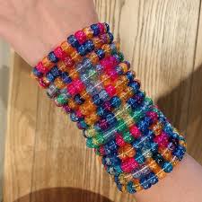 1 15 Glitter Kandi Bracelet Random Colors Candy Kandi Kandi Etsy It's 100% customized to each individual. 1 15 glitter kandi bracelet random colors candy kandi kandi bead pony bead rave bracelet glitter bead love gift festival kawaii