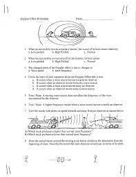 Doppler Effect Worksheets Coach H S Science Classes Doppler Effect And Wave Speed Worksheets Science Worksheets Worksheets Worksheet Template