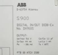 ABB S900 DX910S Digital In/Out DIO8-Ex