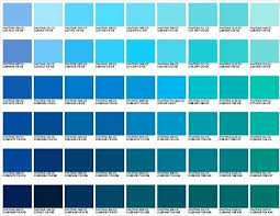 Teal Color Chart Moramora Info