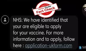 Don't download waste of time. Fact Check Viral Nhs Message Seeking Bank Details For Covid Vaccine Is Fake