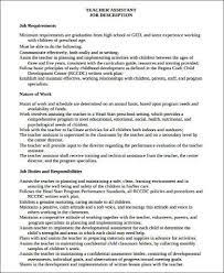 Find your next teaching job here. Teacher Assistant Job Resume