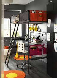 Hochbettgestell das sind möbel aus der kollektion spot young. Tuffing Hochbettgestell Dunkelgrau 90x200 Cm Ikea Deutschland Loft Betten Schlafzimmer Design Etagenbett Schreibtisch