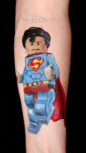500px Superman Arm Art Face Painting Art