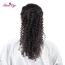 00% full cuticle mongolian afro kinky curly human hair. Brazilian Hair Kinky Curly Hair Weave Ponytail For Women 100 Human Hair China Human Hair And Human Hair Extension Price Made In China Com