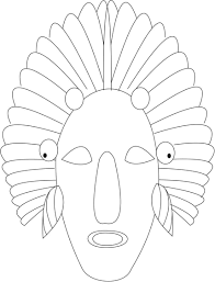 600x800 african mask coloring sheets masks coloring sheets mask to color. African Mask Coloring Page Coloring Home