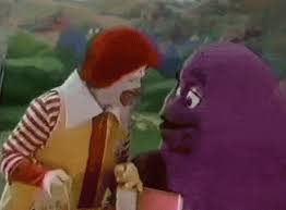 Grimace from McDonald's used to be evil. | Dinosaur Dracula!