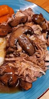 Instant Pot Pork Loin With A Sweet Balsamic Mushroom Sauce Recipe Instant Pot Pork Loin Recipe Pork Loin Recipes Instant Pot Pork