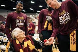 Amazing season boys 🏀not affiliated with the school/team. Meet Loyola Chicago Basketball S Biggest Fan 98 Year Old Nun Sister Jean The Globe And Mail