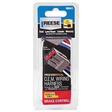 By law, trailer lighting must be connected into the tow vehicle's wiring system to provide trailer running lights, turn signals and brake lights. Reese Towpower 7805411 Trailer Brake Control Harness