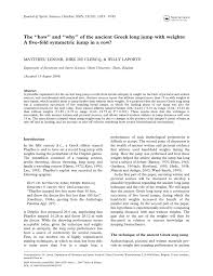 The competitor must do well in all events to have a chance of being crowned a victor. Pdf The How And Why Of The Ancient Greek Long Jump With Weights A Five Fold Symmetric Jump In A Row