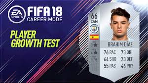 I must state that in no way, shape or form am i intending to infringe rights of the copyright holder. Fifa 18 Brahim Diaz Growth Test Gameplay Youtube
