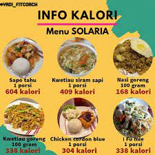 Sepengalaman ane juga kapok mesen yang aneh2 di solaria waktu itu pesen chiken steak yang ada darah ayamnya. Yadifitcoach24 Kalori Makanan Menu Solaria Yang Facebook