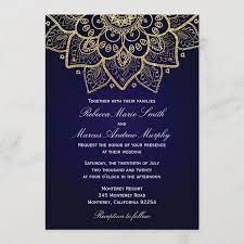 Elegant Gold Indian Invitation Zazzle Com Indian Invitations Indian Wedding Invitations Wedding Invitations Vintage Elegant