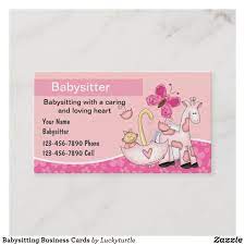 List of what to do when babysitting. Babysitting Business Cards Zazzle Com Business For Kids Childcare Business Cards Business Cards