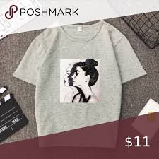 Figure Graphic Print Tee Labor Day Special Price Size Chart Cm Size Us Bust Length S 4 96 63 M In 2020 Black And White T Shirts T Shirts For Women Summer Tee Shirts
