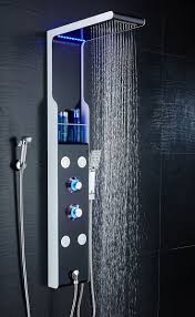 Ello Allo Stainless Steel Shower Panel Tower System Bathroom Shower Panels Bathroom Shower Design Modern Shower Design