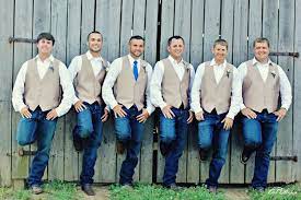 Pin By Kaylee Lewis On Wedding Country Wedding Attire Casual Country Wedding Country Wedding Groomsmen