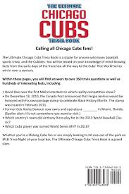 This post was created by a member of the buzzfeed commun. The Ultimate Chicago Cubs Trivia Book A Collection Of Amazing Trivia Quizzes And Fun Facts For Die Hard Cubs Fans Walker Ray Amazon Com Mx Libros