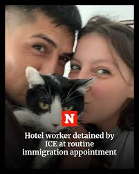 Morgan Bowser said ICE detained her partner, John Ever Pineda Calderón, a  hotel renovation worker seeking asylum, in Tennessee.
